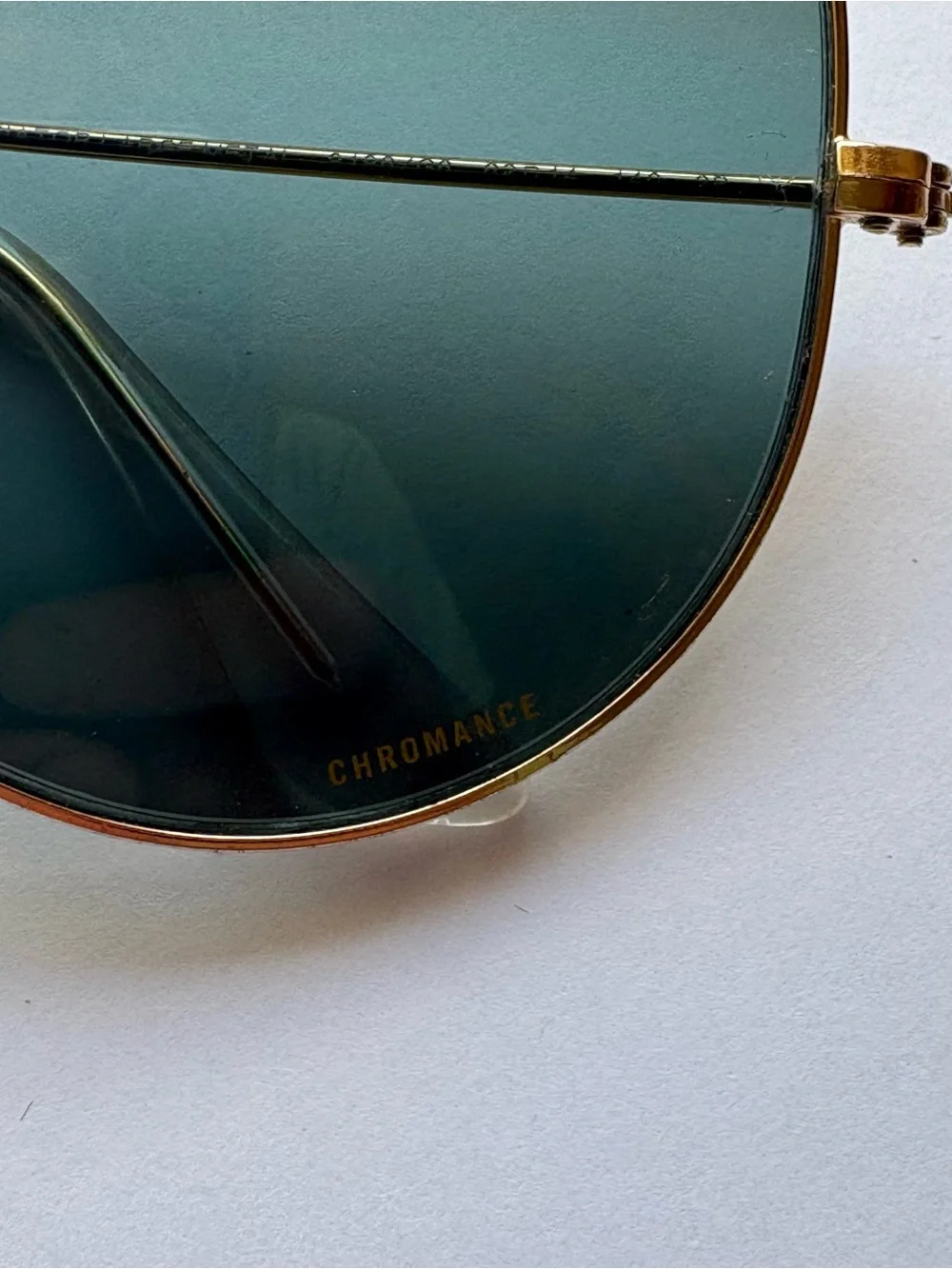 Ray-Ban Large Aviator Gold with Silver/Blue Polarized Flash Lenses